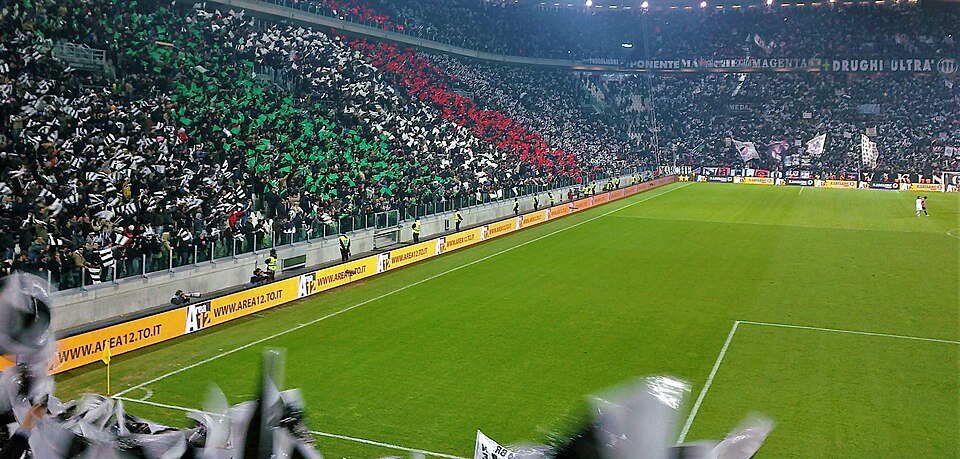 Arenabild över Allianz Stadium