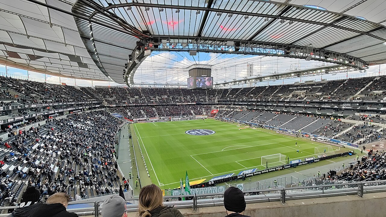 Arenabild över Deutsche Bank Park