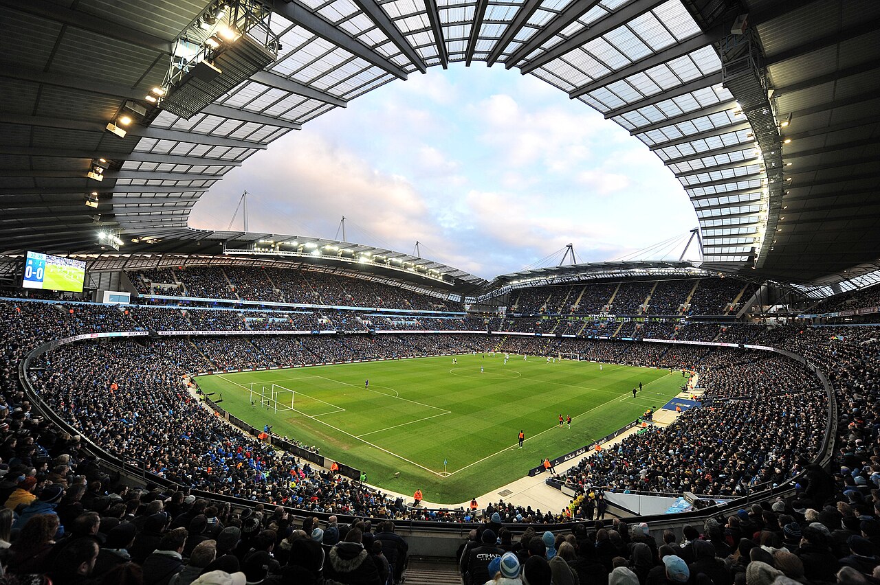 Arenabild över Etihad Stadium