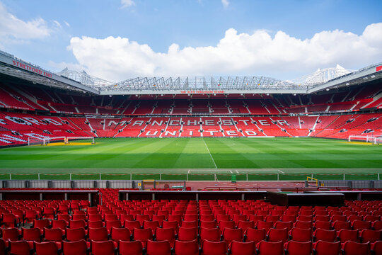 Arenabild över Old Trafford