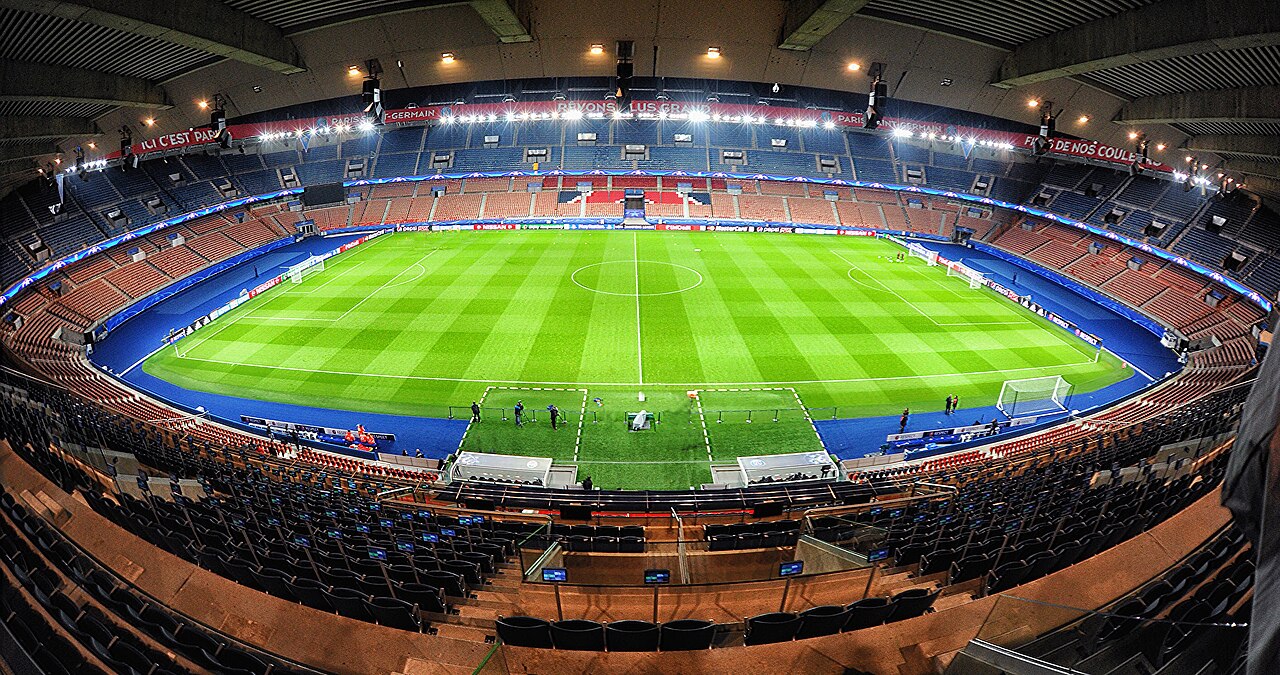 Arenabild över Parc des Princes