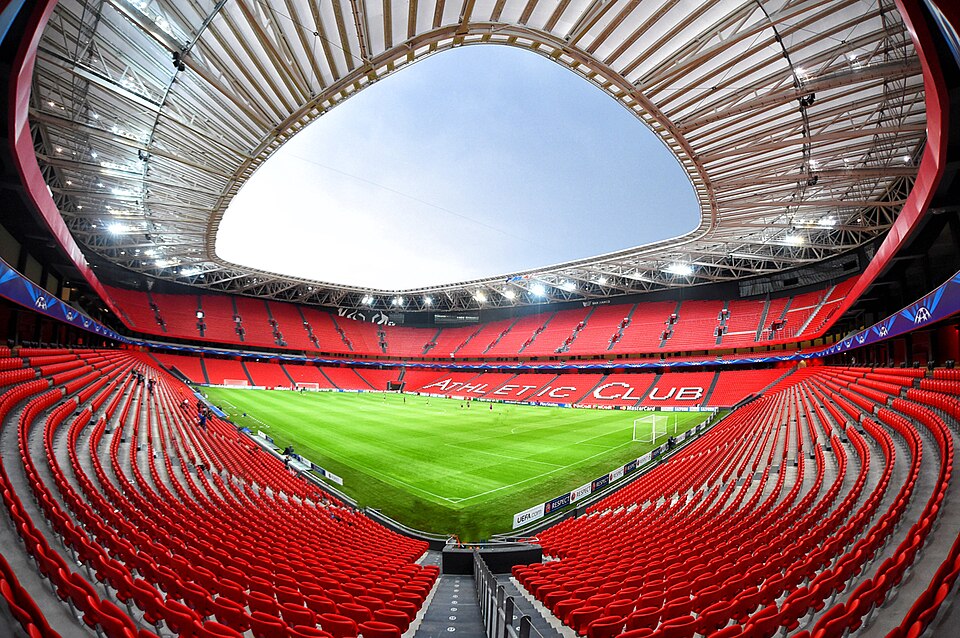 Arenabild över San Mamés