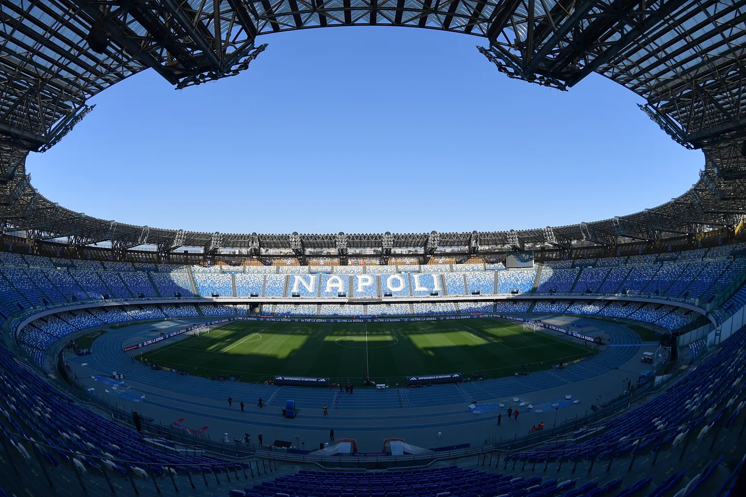 Arenabild över Stadio Diego Armando Maradona