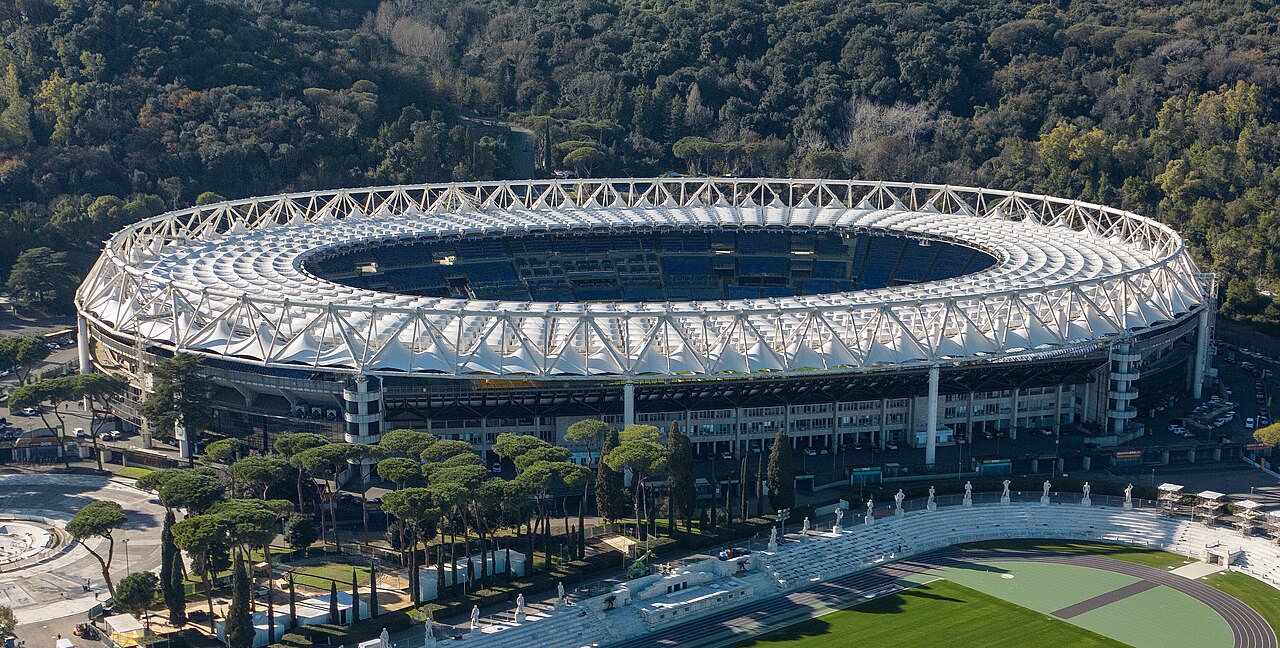 Arenabild över Stadio Olimpico