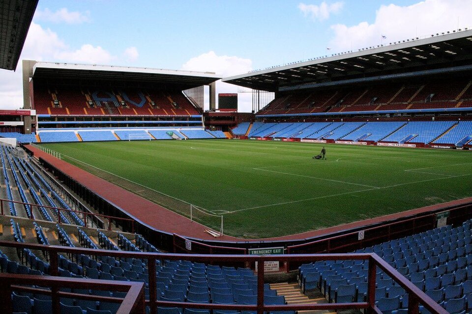 Arenabild över Villa Park